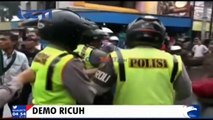 Demo HMI Tuntut Ahok Berlangsung Ricuh