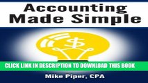 [PDF] Accounting Made Simple: Accounting Explained in 100 Pages or Less Popular Online
