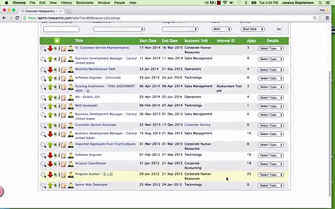 Job Screening Question Filters  HireCentric ATS  ExactHire