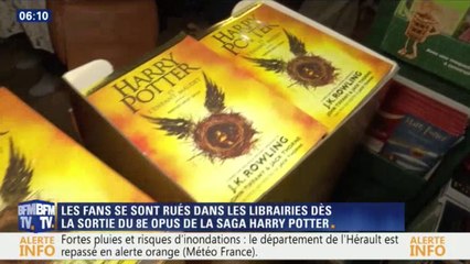 Ruée à minuit dans les librairies pour la sortie du dernier Harry Potter en français