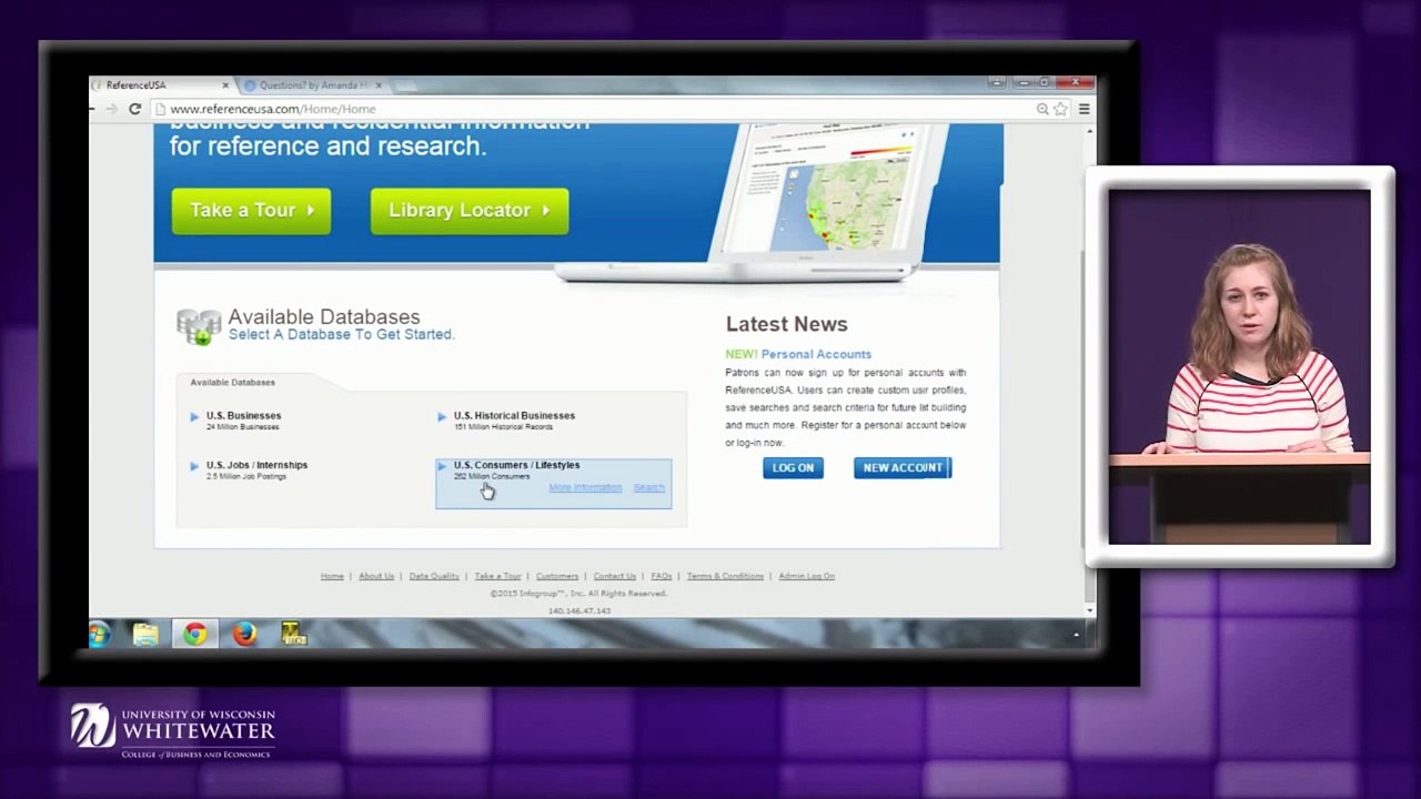 Using ReferenceUSA for the Job Search