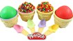 Play Doh Ice Cream Peppa Pig Español Toys Kinder Surprise Eggs SpiderMan Minions