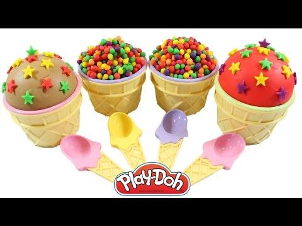 Play Doh Ice Cream Peppa Pig Kinder Surprise Eggs Spiderman Cups The Elsa Olaf Frozen Toys