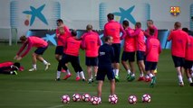 Messi, Suarez and Neymar Humiliated During Training