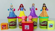 Play doh Disney Princess Frozen Play Doh Magic Elsa, Anna, Ariel & Belle