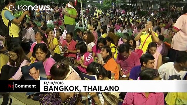 Thailand: Crowds mourn following news of King's death