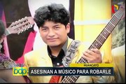 Huancayo: asesinan a músico para robarle pertenencias