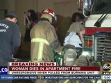 Woman dies after being pulled from Phoenix apartment fire