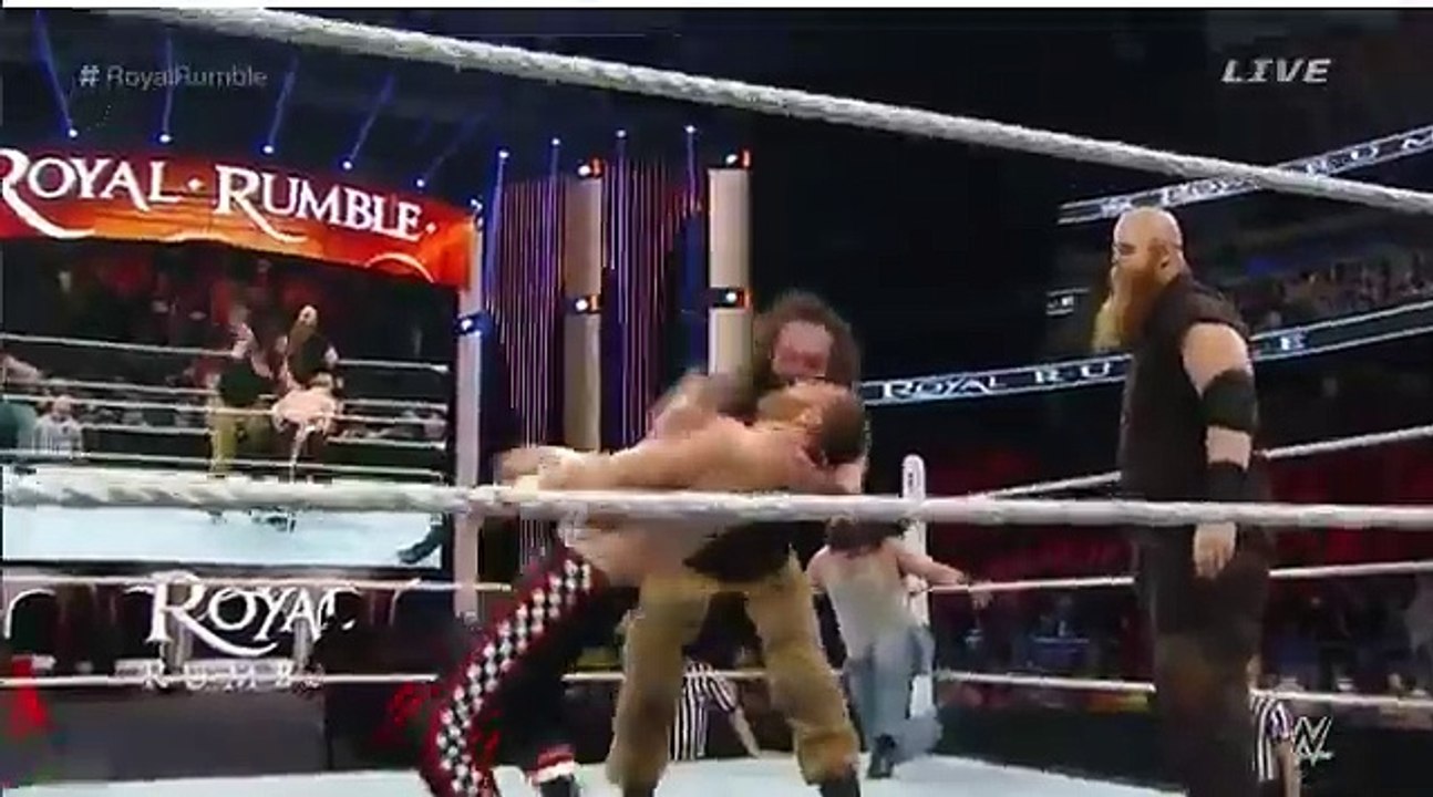 Wwe Raw 18 August 2016 Brock Lesnar Return on Royal Rumble 2016 vs the wyatt family Full HD part 1/2