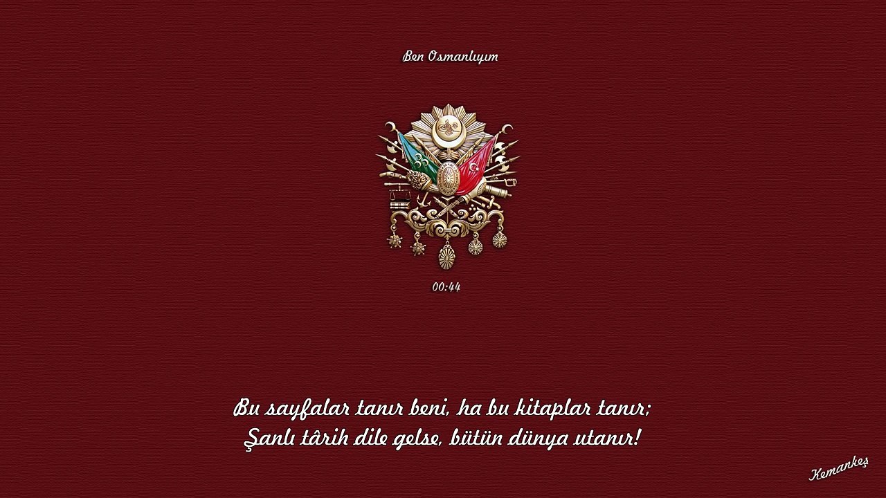 BEN OSMANLIYIM  (ŞİİR)