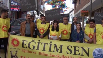 Hakkari'de Eğitim-Sen'den Açığa Alma Tepkisi