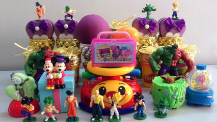 PLAY-DOH Surprise Toys,Shopkins,Hulk,DragonBall,Jurassic World,Play Toys for Kids,Surprise Eggs