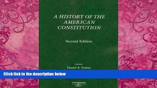 Big Deals  A History of the American Constitution (American Casebook)  Best Seller Books Most Wanted