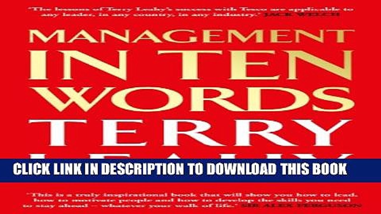 [PDF] Management in 10 Words Full Collection