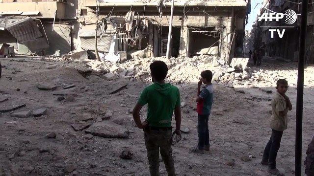Intensos bombardeos en Siria contra Alepo