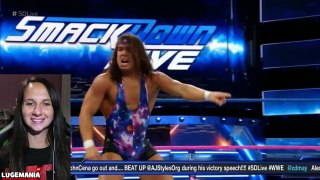 WWE Smackdown 10/11/16 Chad Gable vs Uso