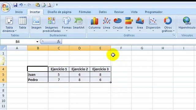 Tutorial Excel (Cap 8) Gráficas fáciles