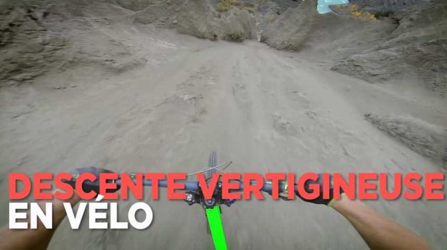 Descente vertigineuse en vélo au Canada