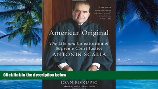 Books to Read  American Original: The Life and Constitution of Supreme Court Justice Antonin