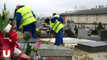 Les détenus de la maison d'arrêt de Reims interviennent dans le cimetière du sud de la ville