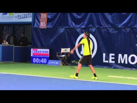 #4 Dalibor SVRCINA (CZE) vs Arthur CAZAUX (FRA) - 1er tour tableau final - Les Petits As 2016