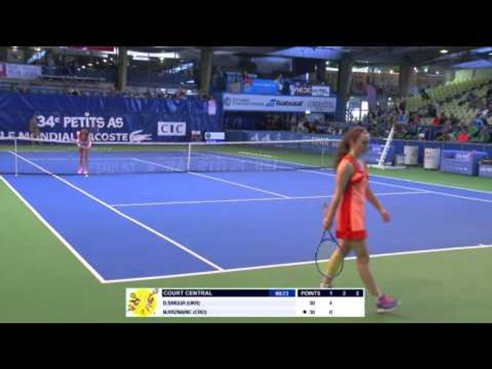 #3 Daria SNIGUR vs Noa KRZNARIC - 1er tour tableau final - Les Petits As 2016