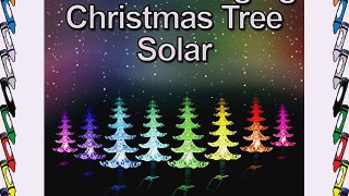 Weihnachten Solar Powered Farbwechsel Weihnachtsbaum Licht Xmas Garden Festive Dekoration Licht