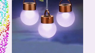INNORI Solarleuchte 2 StÃ¼ck Weihnachtsbaum-Kugel LED Lampe Outdoor-Nutzung