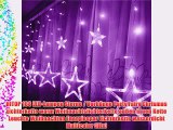 HITOP 168 LED-Lampen Sterne / VorhÃ¤nge Party Fairy Chrismas Lichterkette warm Weihnachtslichterkette