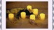 OhuhuÂ® flammenlose Kerzen Teelichter LED-Kerzen mit Fernbedienung und Timer fÃ¼r Weihnachtsbaum