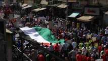 Cientos de personas protestan contra el acuerdo de gas entre Jordania e Israel