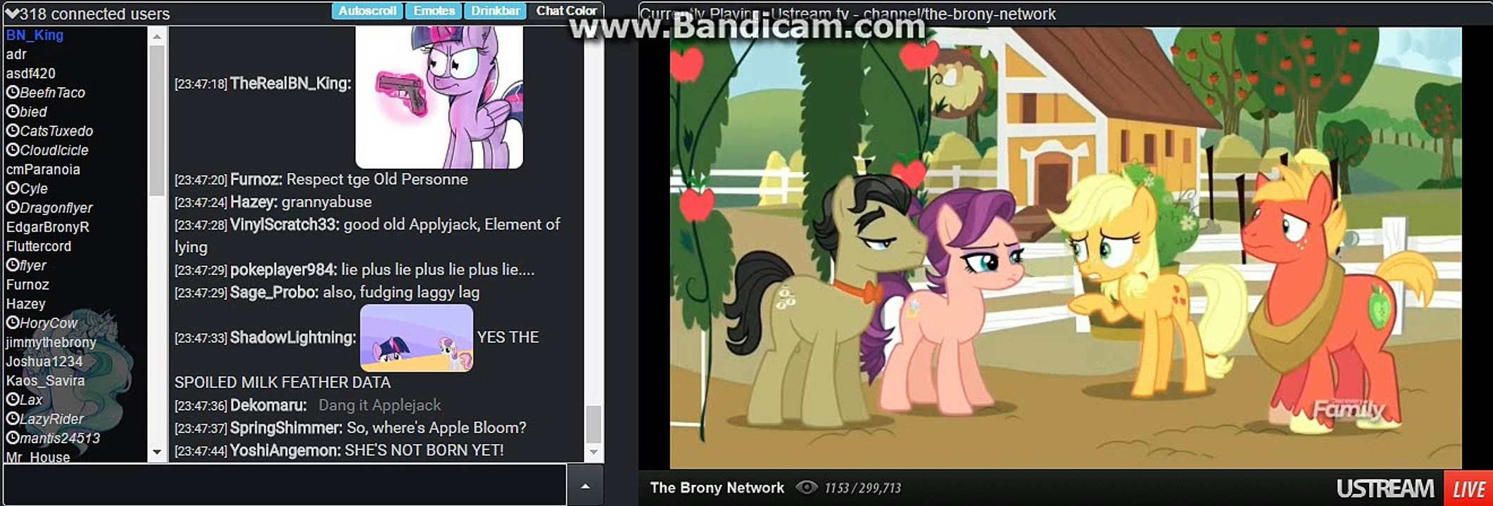 MLP S6 E23 TheBronyNetwork CHAT Live Reaction 2/3