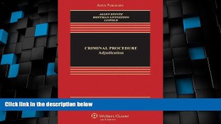 Big Deals  Criminal Procedure: Adjudication (Aspen Casebooks)  Best Seller Books Most Wanted