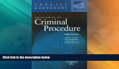 Download Video: Big Deals  Principles of Criminal Procedure (Concise Hornbooks)  Best Seller Books Most Wanted