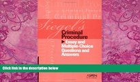 Books to Read  Siegel s Criminal Procedure: Essay And Multiple-choice Questions And Answers  Best