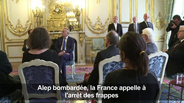 Syrie: Arrêter les bombardements sur Alep (Ayrault)