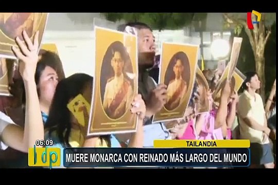 Tailandia: muere monarca con reinado más largo del mundo
