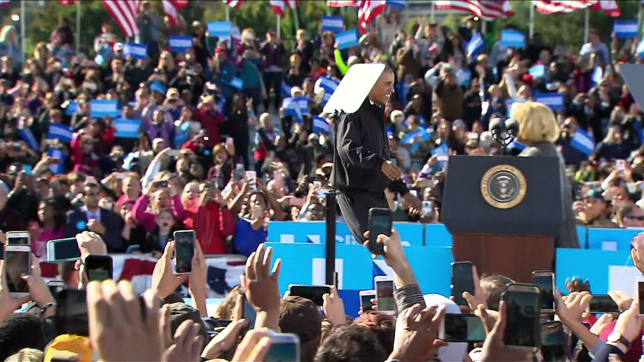 Obama warnt vor Trump: 'Die Demokratie steht auf dem Spiel'