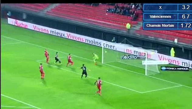 Damien Perquis Own Goal HD - Valenciennes 0 - 1 Niort 14.10.2016