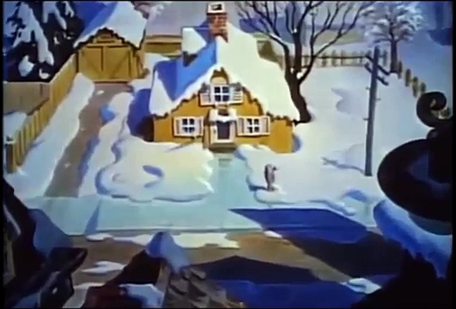 Donal Duck , Chip and Dale , Mickey Mouse and Pluto Cartoons ! Donalds Snow Fight