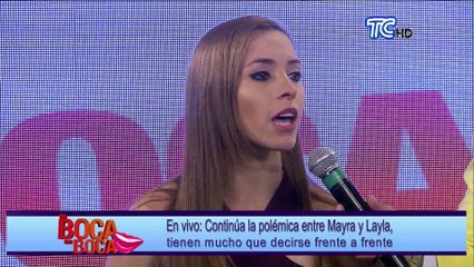 Layla Torres habla sobre su rivalidad con Mayra en de Boca en Boca