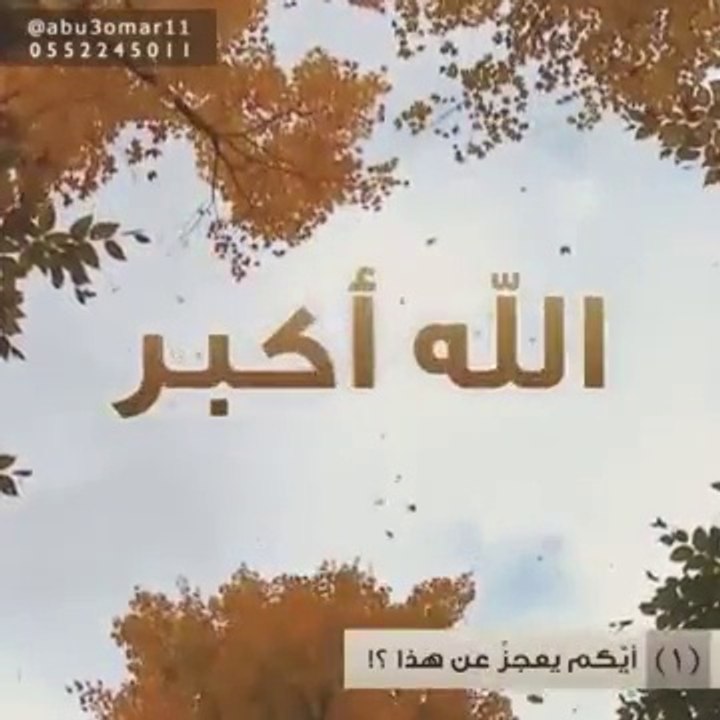 ايكم يعجز عن هذا