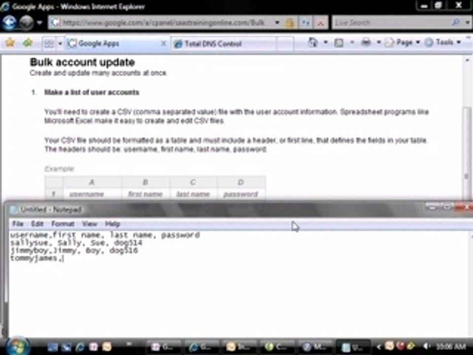 Train Signal's Google Apps Bulk User Upload HOWTO