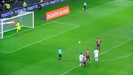 Super Mario Balotelli Draws A Penalty Foul And Misses From The Spot vs Lyon!