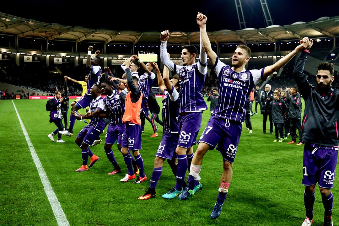 La célébration de la victoire face à Monaco dan...