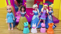 Polly Pocket and Frozen Disney Elsa by DisneyCarToys Barbie Magic Clip Dolls Color Changer