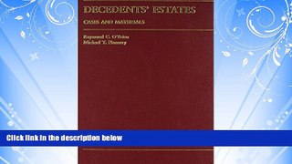 Books to Read  Decedents  Estates: Cases and Materials  Best Seller Books Most Wanted