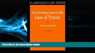 Books to Read  An Introduction to the Law of Trusts (Clarendon Law Series)  Best Seller Books Best