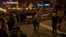 اوکراین؛ راهپیمایی ملی گرایان افراطی در کی یف و اعلام تشکیل حزب «سپاه ملی»