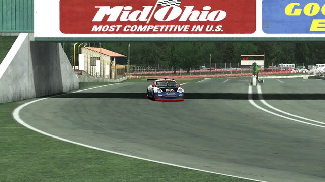 Porsche 911 GT3 Flat 6 Mid-Ohio with chicane